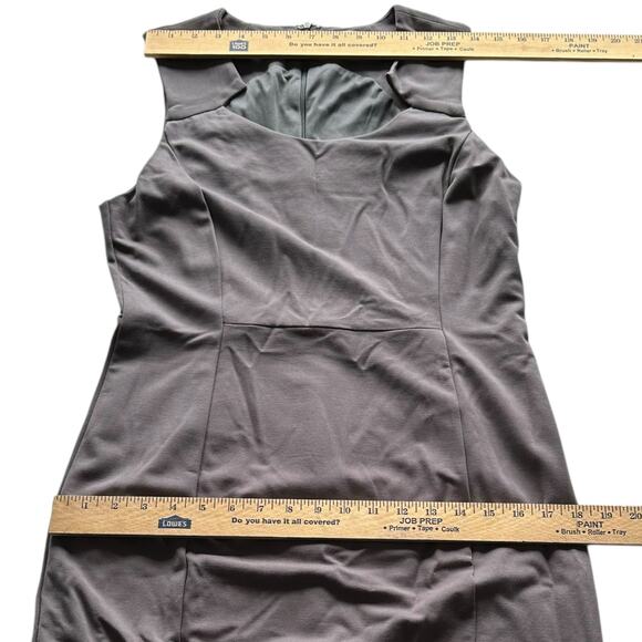 Womens Dress Size Large Gray Professional Classic Business Casual Summer Office - Picture 4 of 10